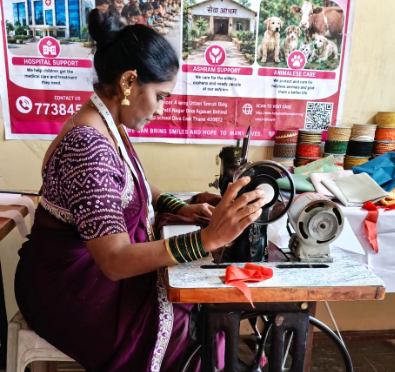Garment stitching skill training